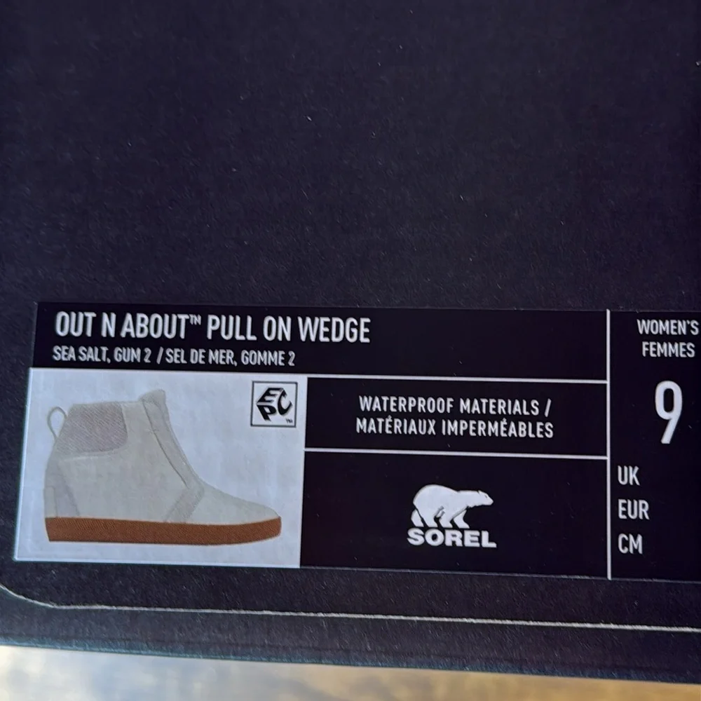 NWT Sorel Women's White Leather Winter Boots - Picture 10 of 12